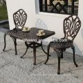 Comfortable outdoor patio dining set cast aluminum table and chair